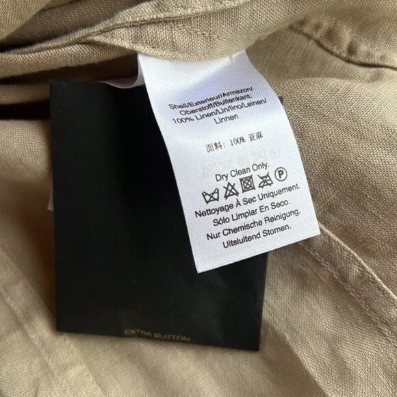 Donna Karan “Urban Safari” Linen Top - NWT! - Picture 10 of 12